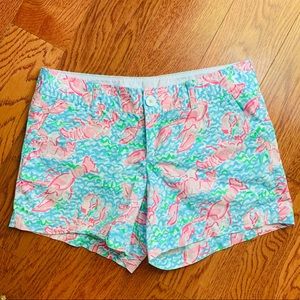 Lily Pulitzer Lobstah Roll Shorts